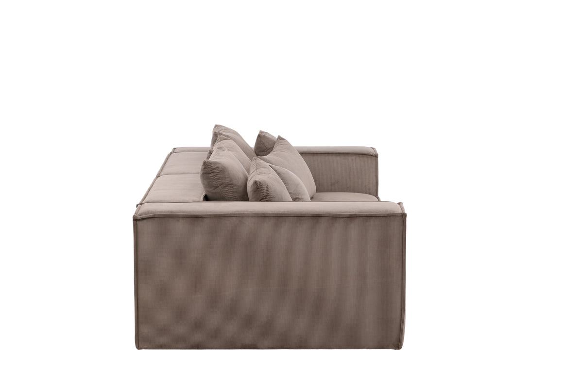 Gillholmen 3-Sæders Sofa Brun