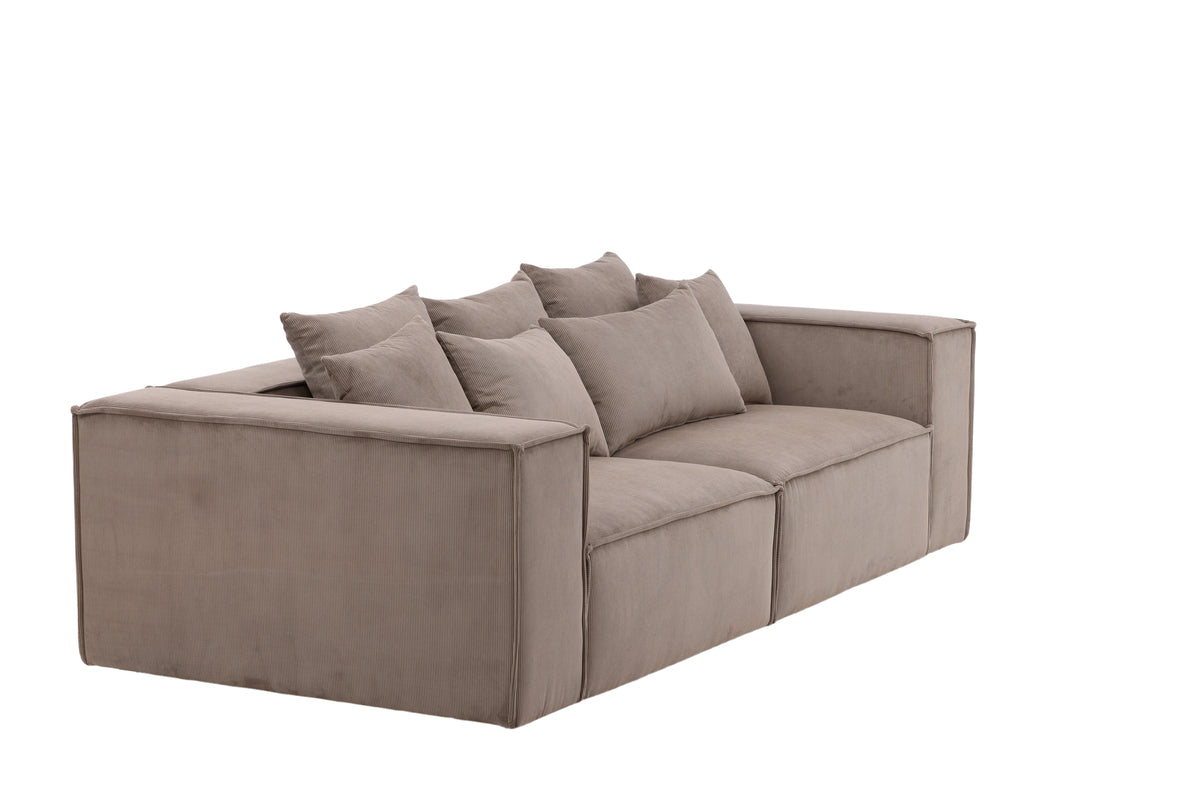 Gillholmen 3-Sæders Sofa Brun