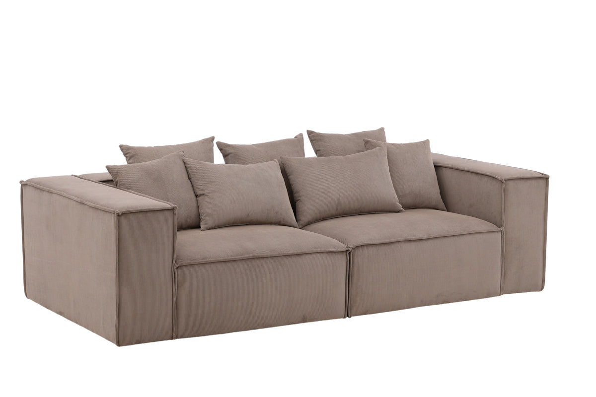 Gillholmen 3-Sæders Sofa Brun