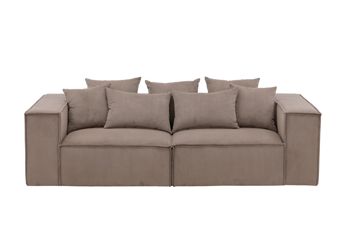 Gillholmen 3-Sæders Sofa Brun