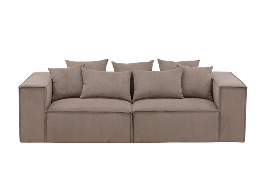 Gillholmen 3-Sæders Sofa Brun
