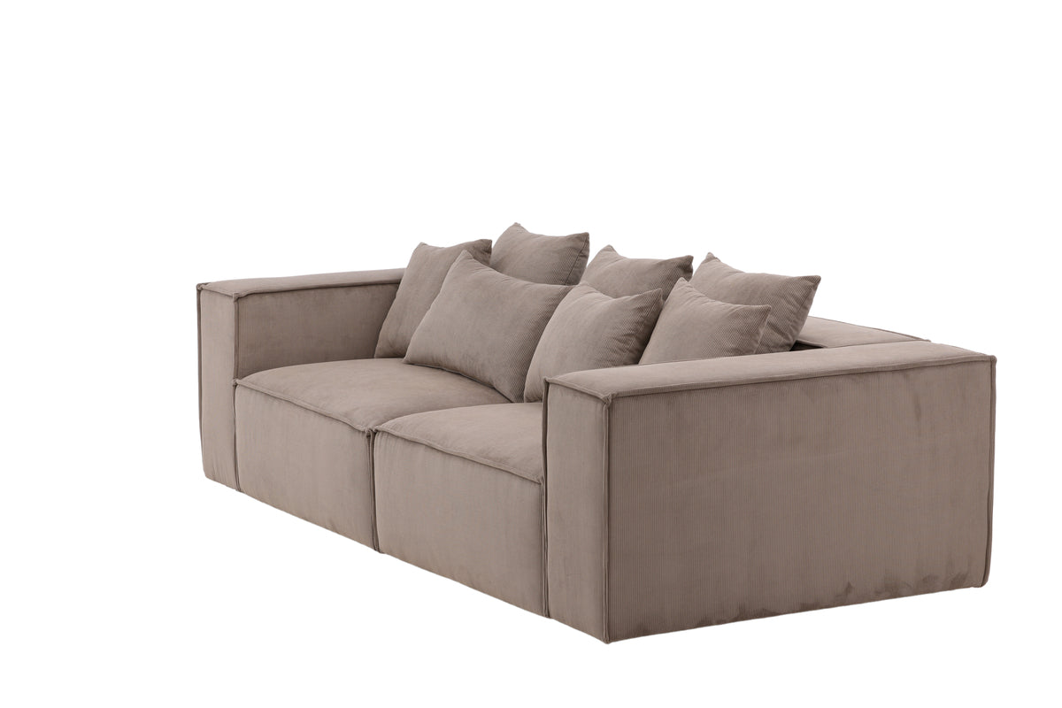 Gillholmen 3-Sæders Sofa Brun