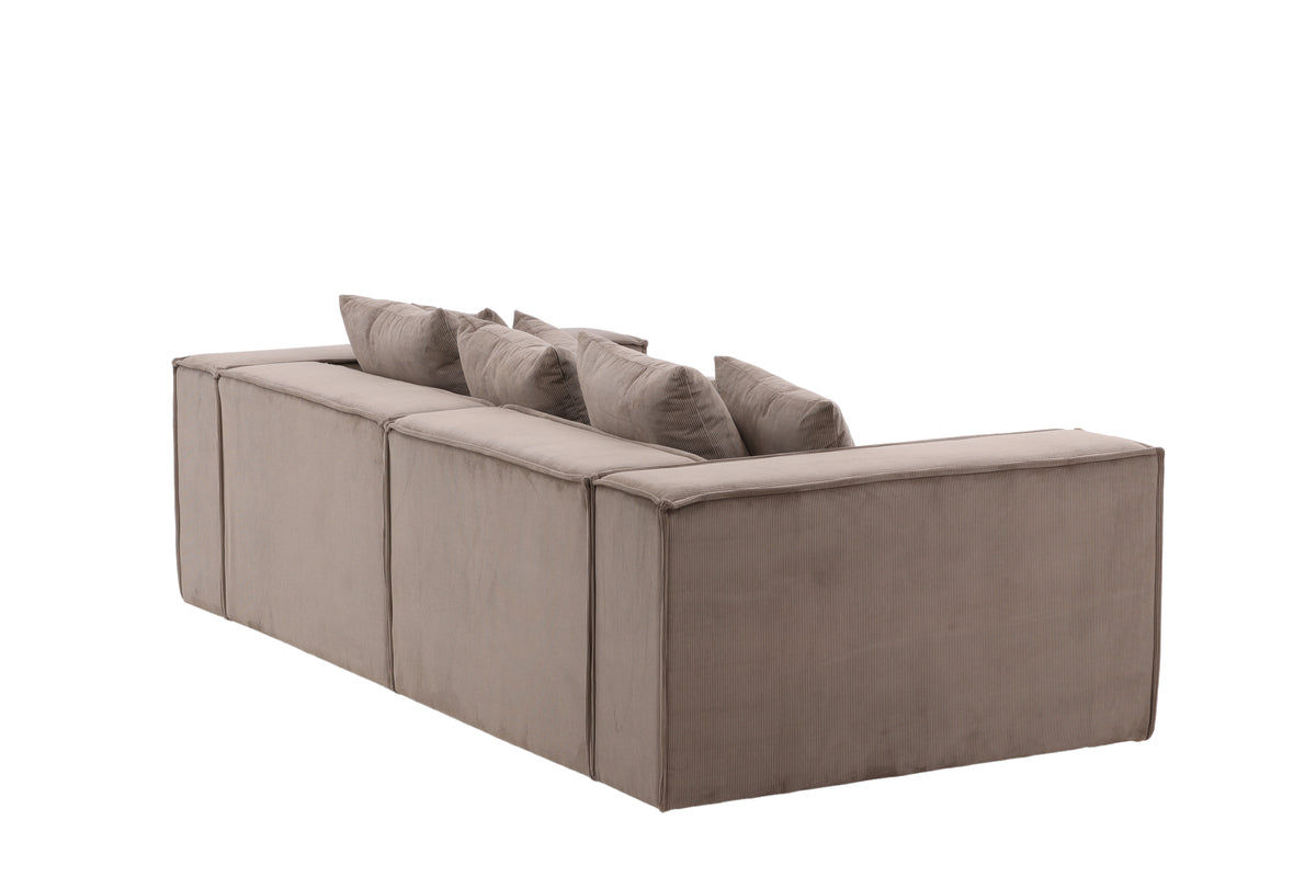 Gillholmen 3-Sæders Sofa Brun