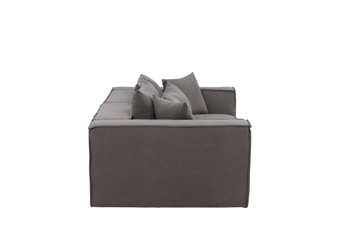 Gillholmen 3-Sæders Sofa Grå