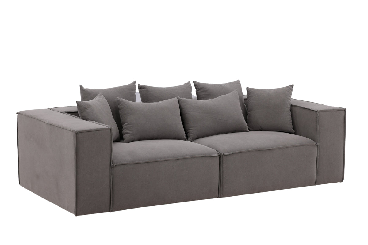 Gillholmen 3-Sæders Sofa Grå