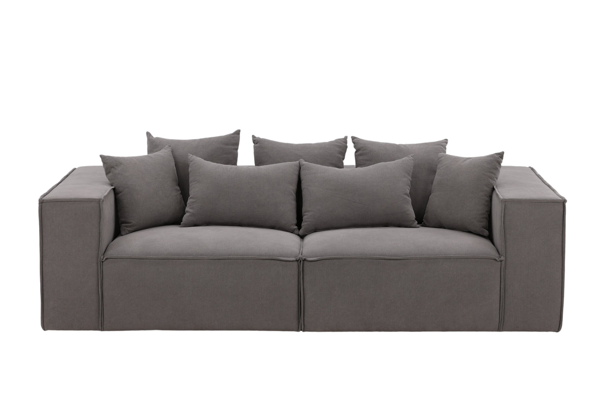 Gillholmen 3-Sæders Sofa Grå