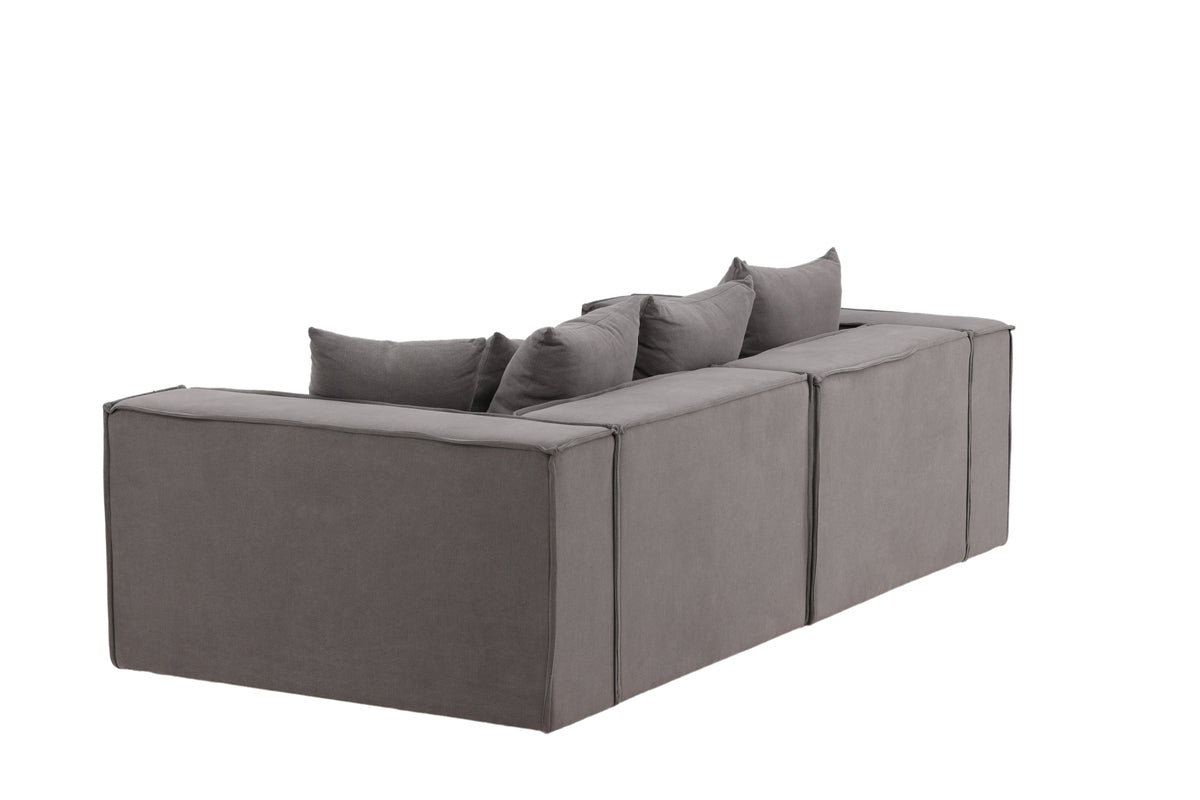Gillholmen 3-Sæders Sofa Grå