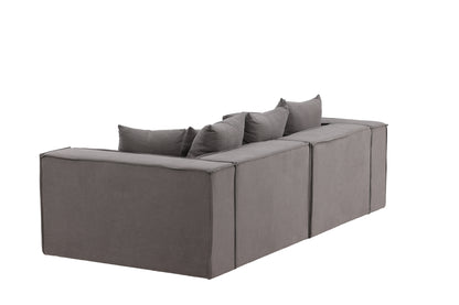 Gillholmen 3-Sæders Sofa Grå