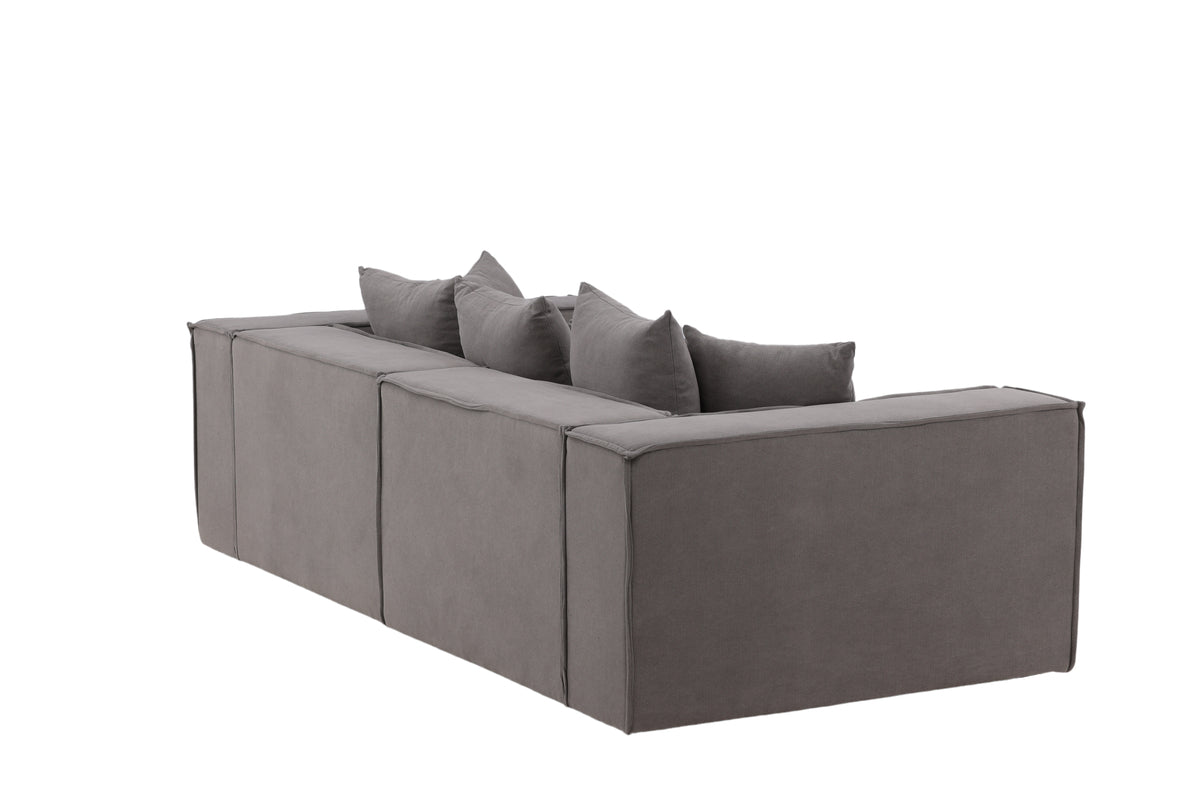Gillholmen 3-Sæders Sofa Grå