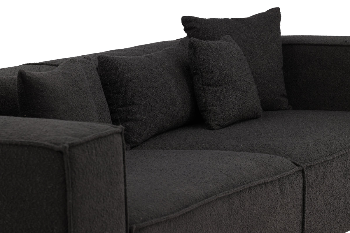 Gillholmen 3-Sæders Sofa Sort