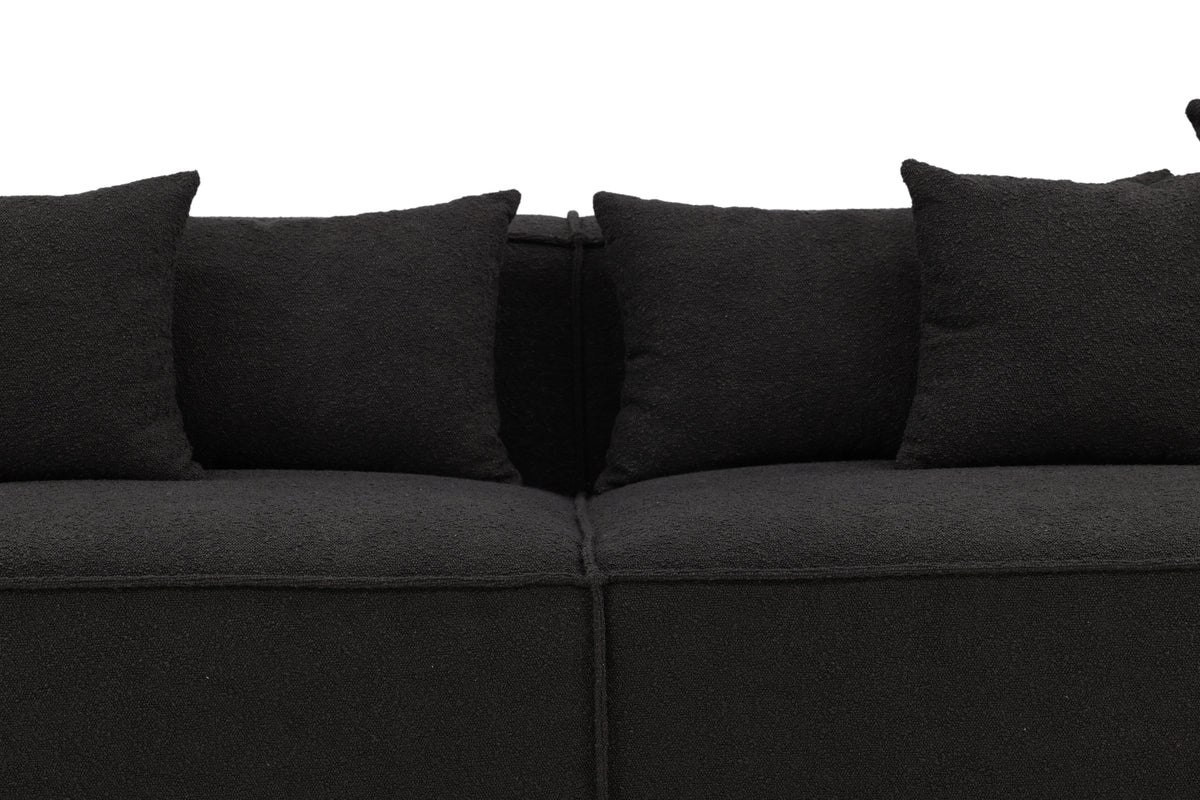 Gillholmen 3-Sæders Sofa Sort