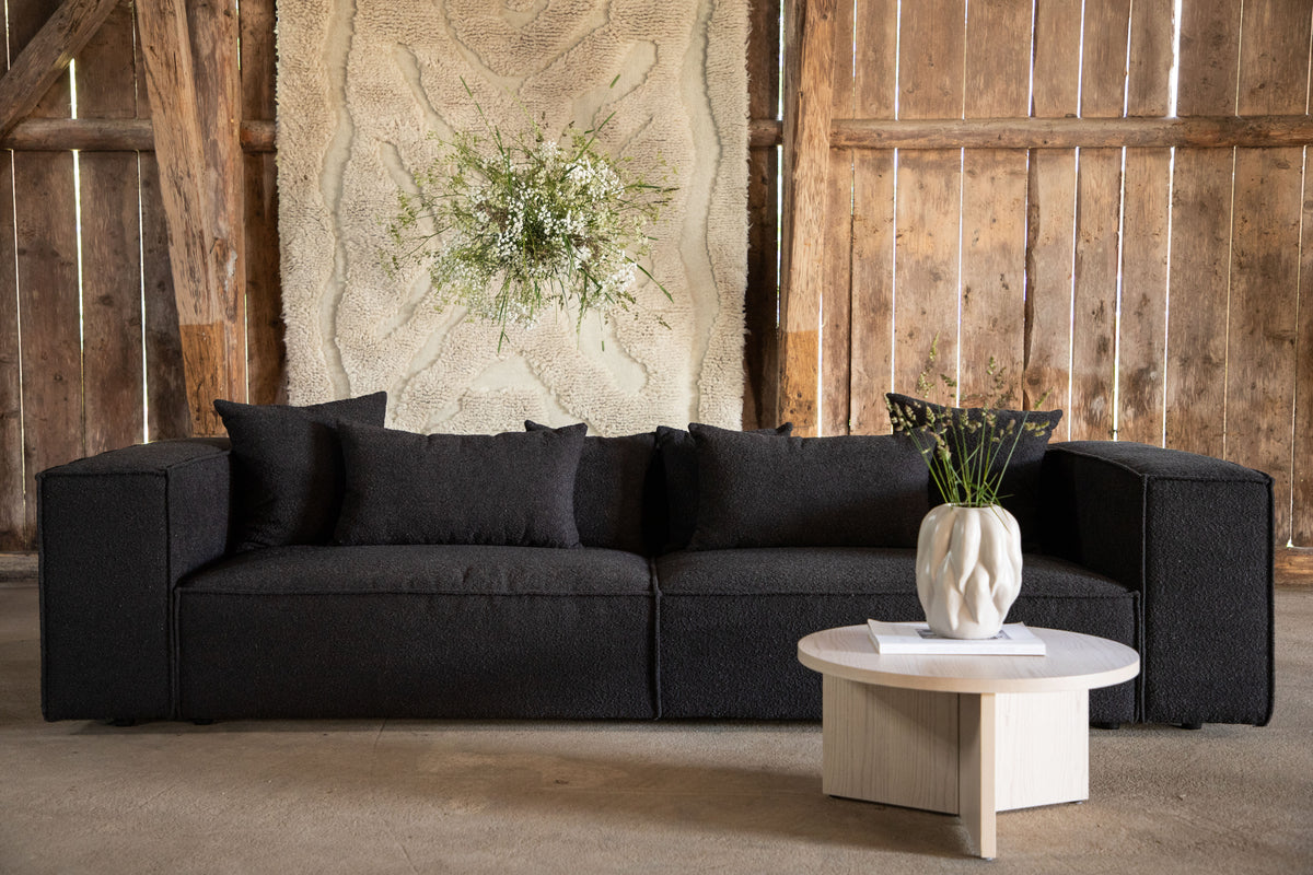 Gillholmen 3-Sæders Sofa Sort