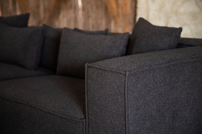 Gillholmen 3-Sæders Sofa Sort