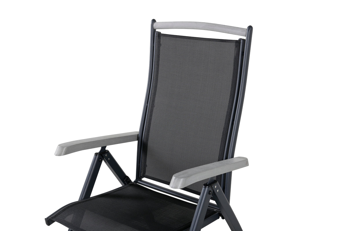 Positionsstol 2-pak Sort