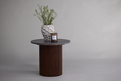 Härön Side Table ⌀52 Valnød