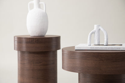Malung Side Table ⌀35 Brun