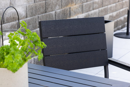 Spisebordsstol 2-pak Sort