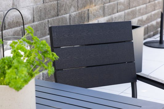 Spisebordsstol 2-pak Sort