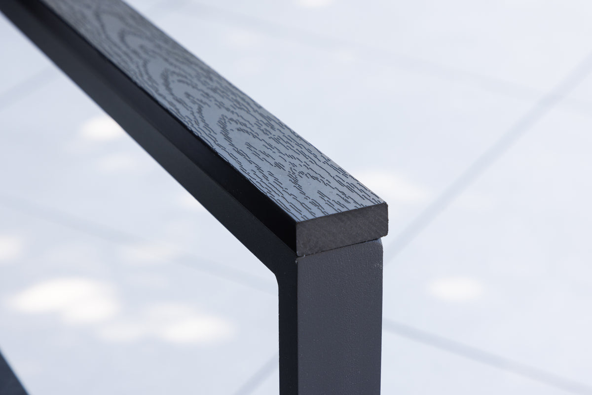 Spisebordsstol 2-pak Sort