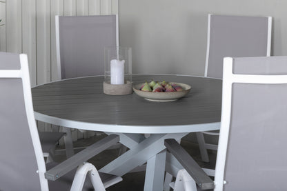 Rundt spisebord 140 Hvid
