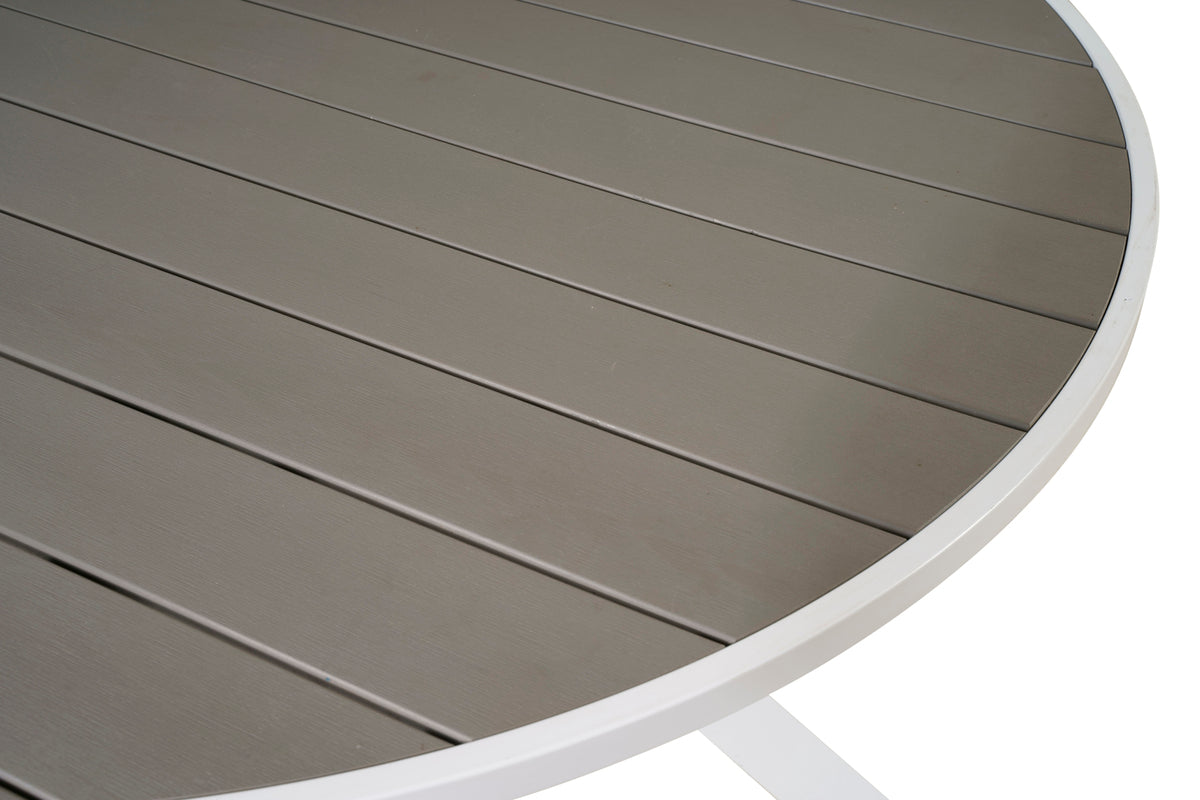 Rundt spisebord 140 Hvid