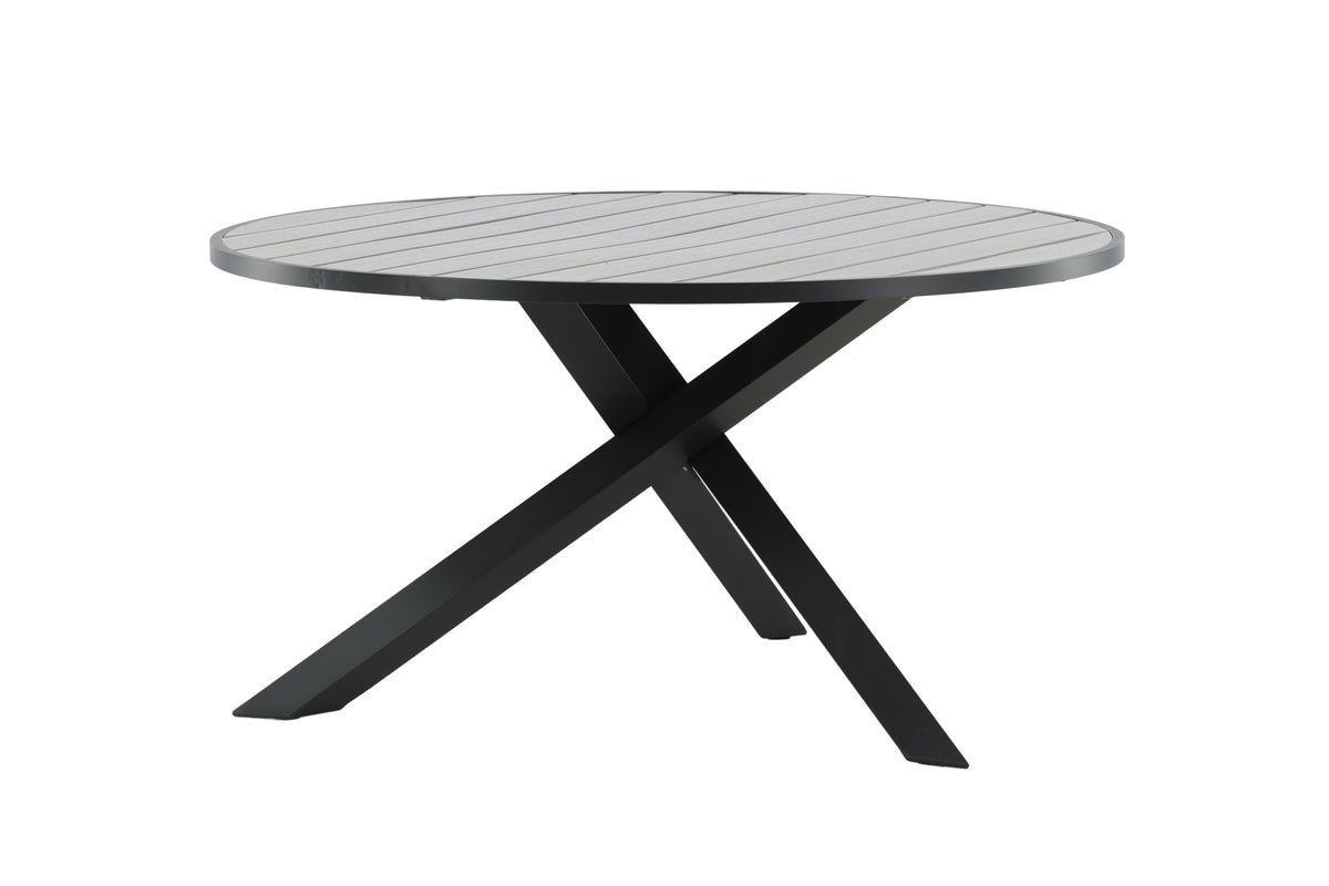 Rundt spisebord 140 Mørkegrå