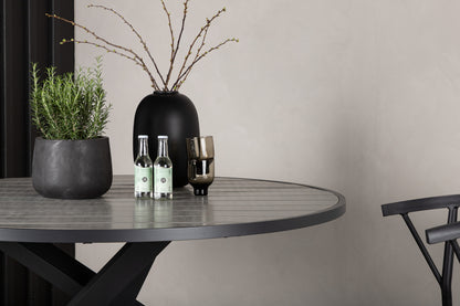 Rundt spisebord 140 Mørkegrå