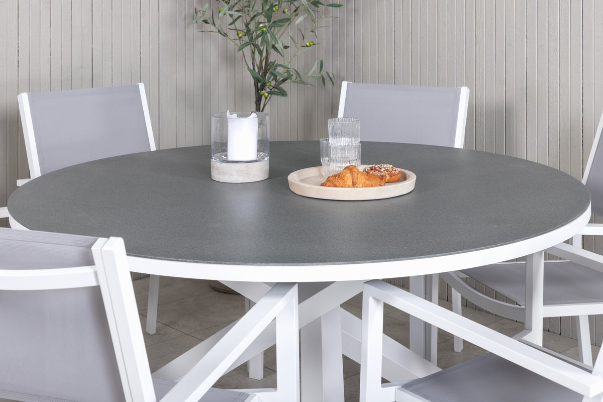 Copacabana Rundt Spisebord ⌀140 Grå