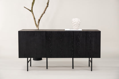 Björkön Cabinet 42 x 150 x 75 Black