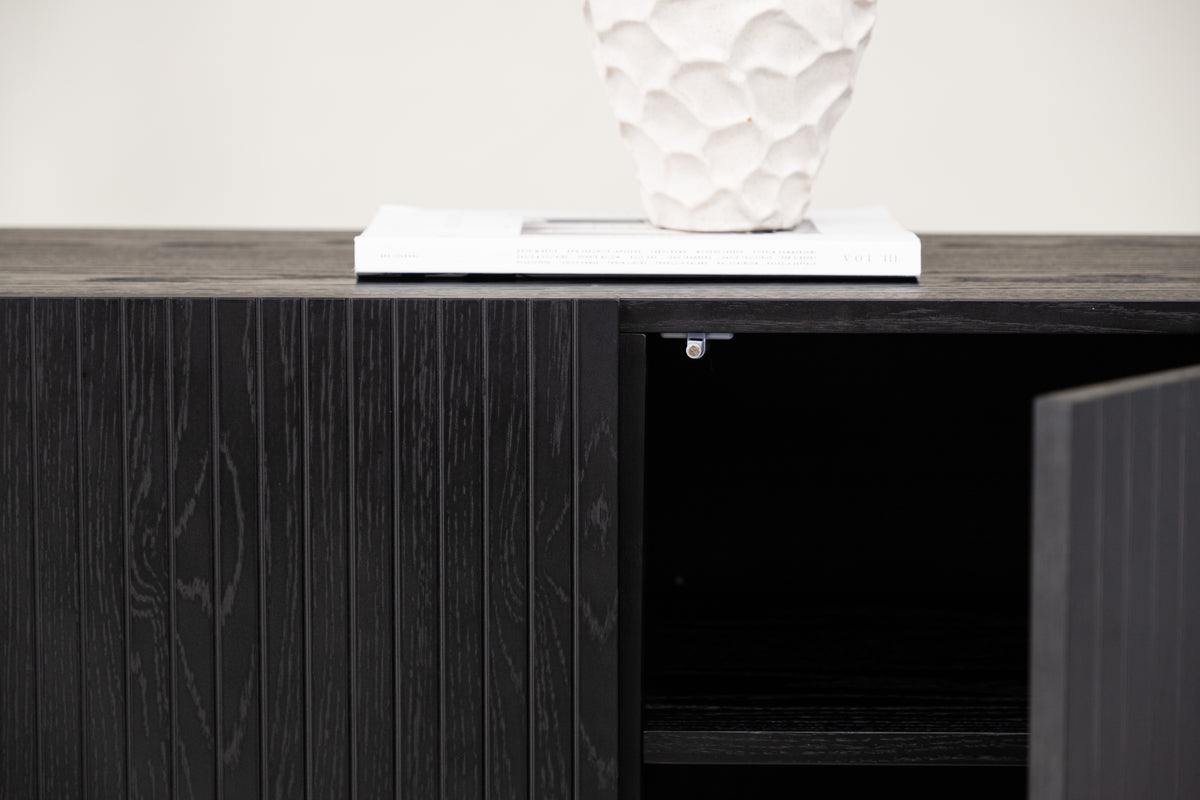 Björkön Cabinet 42 x 150 x 75 Black