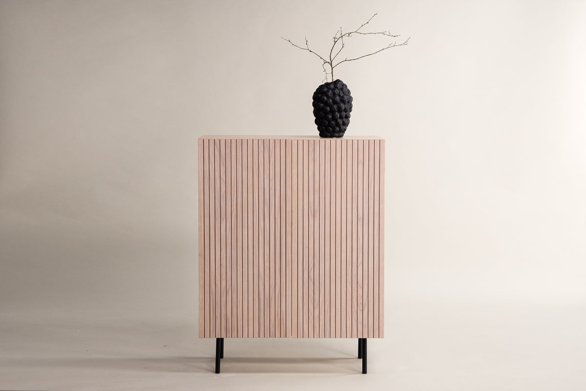 Björkön Cabinet 30 x 80 x 103 Whitewash