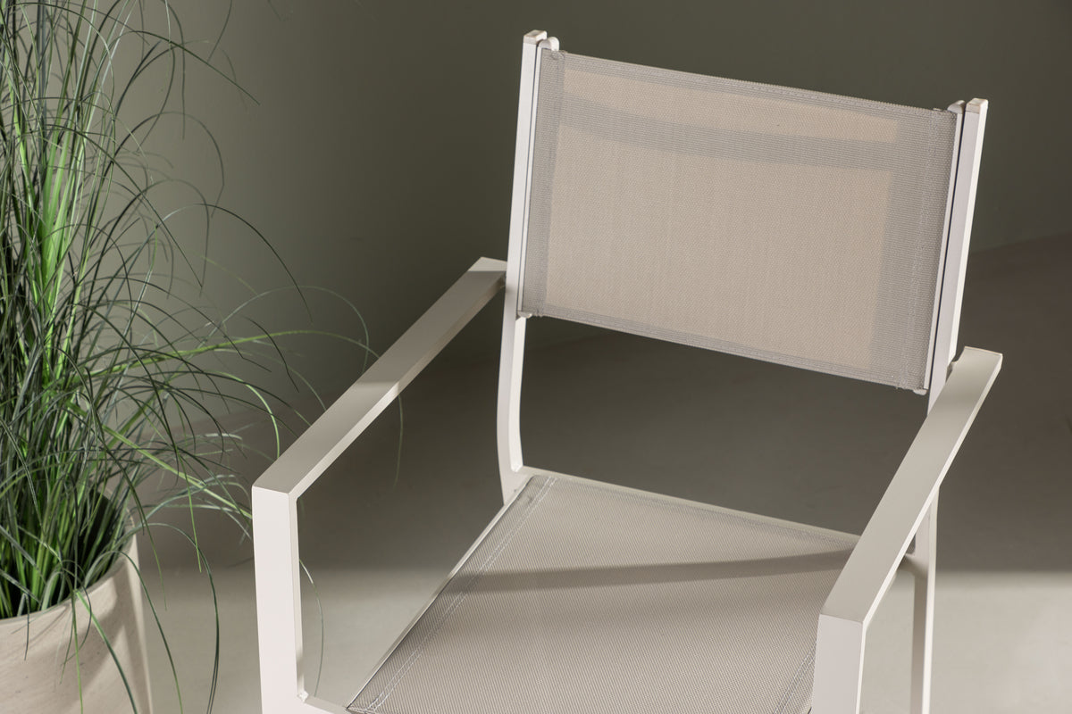 Spisebordsstol 2-pak Beige