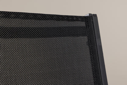 Spisebordsstol 2-pak Sort