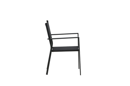 Spisebordsstol 2-pak Sort