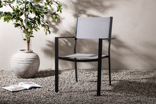 Spisebordsstol 2-pak Grå