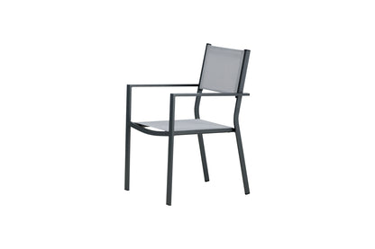 Spisebordsstol 2-pak Grå