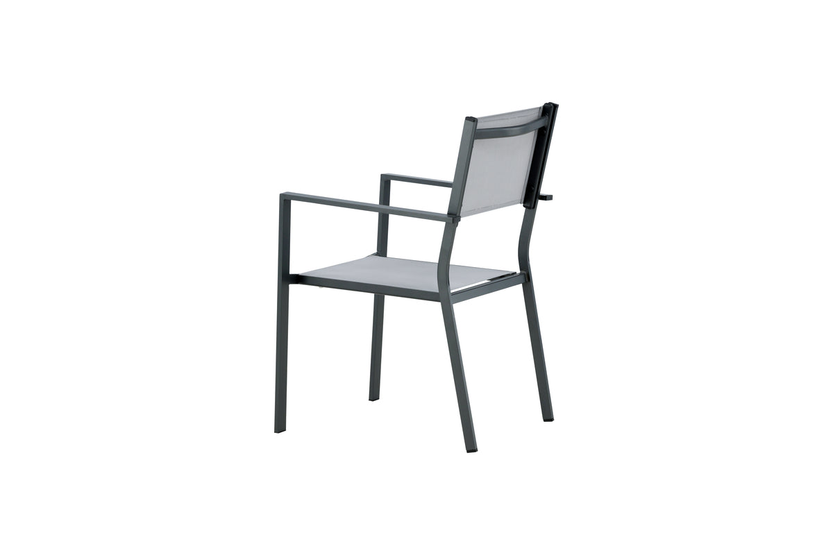 Spisebordsstol 2-pak Grå