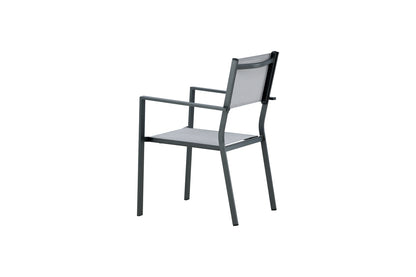 Spisebordsstol 2-pak Grå