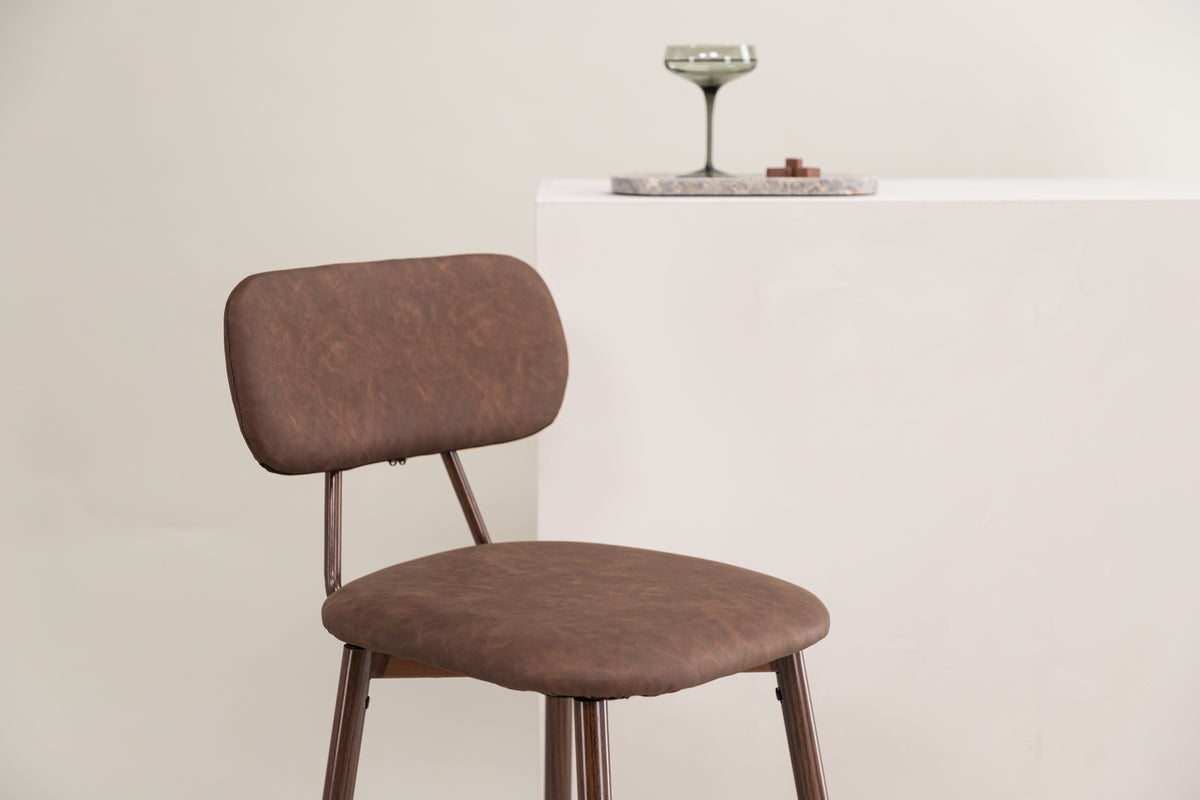 Skaftö Barstol 2-pak Brun