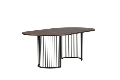 Hamneskär Oval Spisebord 220 x 110 Valnød