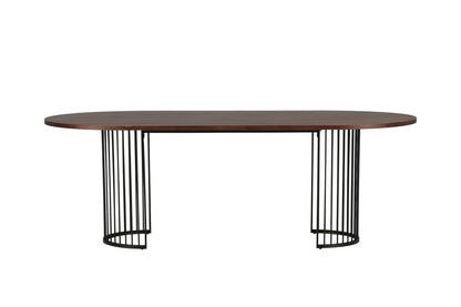 Hamneskär Oval Spisebord 220 x 110 Valnød