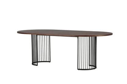 Hamneskär Oval Spisebord 220 x 110 Valnød