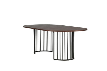 Hamneskär Oval Spisebord 220 x 110 Valnød