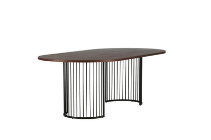 Hamneskär Oval Spisebord 220 x 110 Valnød
