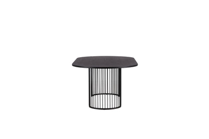 Hamneskär Oval Spisebord 220 x 110 Sort