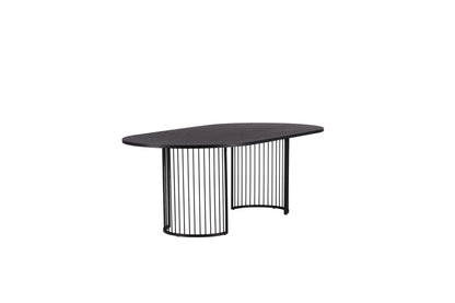 Hamneskär Oval Spisebord 220 x 110 Sort