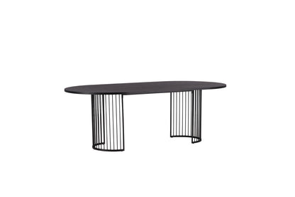 Hamneskär Oval Spisebord 220 x 110 Sort