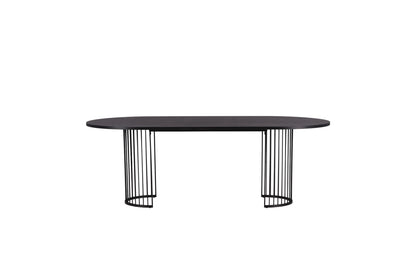 Hamneskär Oval Spisebord 220 x 110 Sort