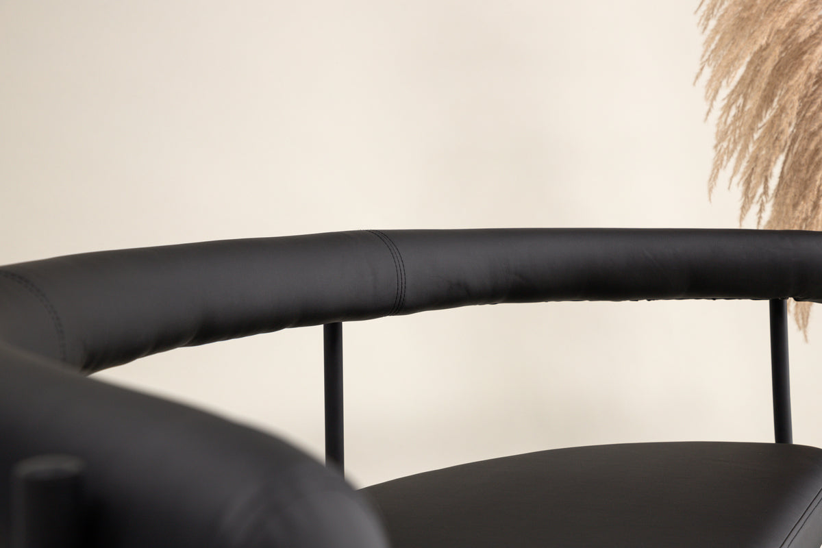 Bænk Sofa 51 x 75 x 165 Sort