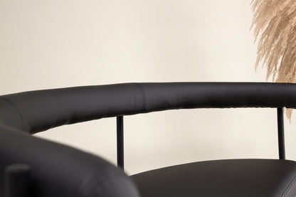 Bænk Sofa 51 x 75 x 165 Sort